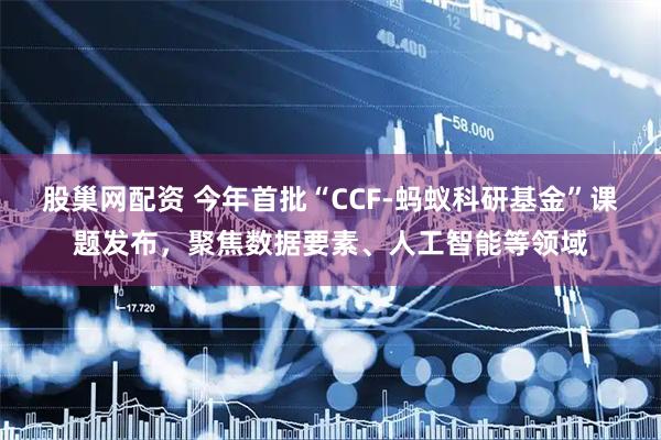 股巢网配资 今年首批“CCF-蚂蚁科研基金”课题发布，聚焦数据要素、人工智能等领域